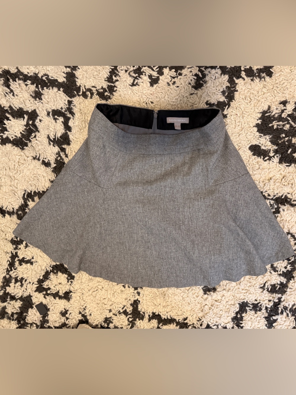 Banana Republic Gray A-Line Skirt